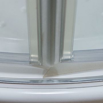 ROTH TOWER LINE TR1/900 sprchový kút 90x90 cm, R550, krídlové dvere, striebro/sklo transparent 722-9000000-01-02 Obrázek - fotka