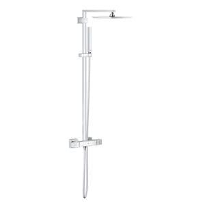 GROHE EUPHORIA CUBE SYSTEM 230 sprchový set s termostatickou batériou, horná sprcha, ručná sprcha, tyč, hadica, chróm