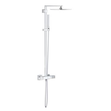 GROHE EUPHORIA CUBE SYSTEM 230 sprchový set s termostatickou batériou, horná sprcha, ručná sprcha, tyč, hadica, chróm