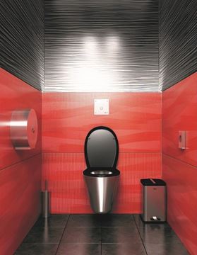 SANELA piezo splachovač WC, napájanie zo siete, antivandal SLW 01PA Obrázek - fotka