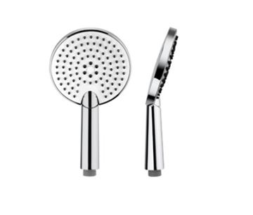 NDW COLONNA VETRO SIMETRY sprchový set s termostatickou batériou, horná sprcha, ručná sprcha s 3 prúdmi, tyč, hadica, chróm / biele sklo PM10154/W Obrázek - fotka