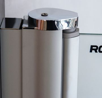 ROTH TOWER LINE TR2/800 sprchový kút 80x80 cm, R550, krídlové dvere, striebro/sklo transparent 723-8000000-01-02 Obrázek - fotka