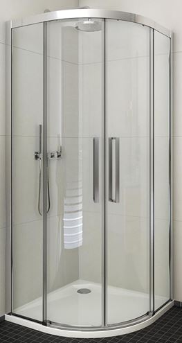 ROTH EXCLUSIVE LINE ECR2N/1000 sprchový kút 100x100 cm, R550, posuvné dvere, brillant/sklo transparent 561-1000000-00-02 Obrázek - Hlavní obrázek