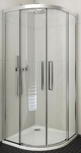 ROTH EXCLUSIVE LINE ECR2N/900 sprchový kút 90x90 cm, R550, posuvné dvere, brillant/sklo transparent