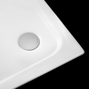 KALDEWEI SUPERPLAN 390-5 sprchová vanička 90x90 cm, smaltovaná oceľ, s nosičom 446947980001 Obrázek - fotka