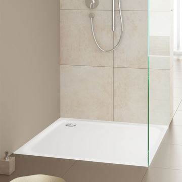 KALDEWEI SUPERPLAN 390-5 sprchová vanička 90x90 cm, smaltovaná oceľ, s nosičom 446947980001 Obrázek - fotka
