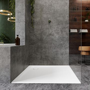 KALDEWEI SUPERPLAN 390-5 sprchová vanička 90x90 cm, smaltovaná oceľ, s nosičom 446947980001 Obrázek - fotka