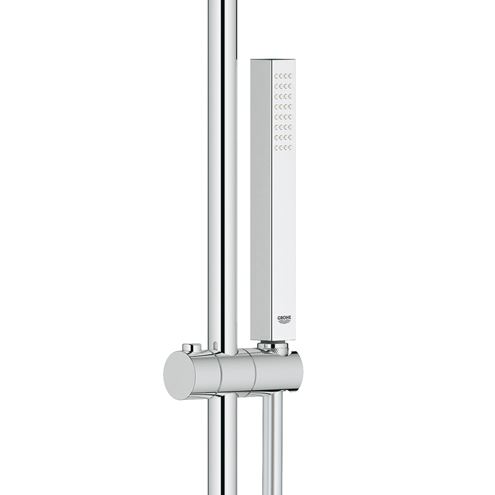 GROHE EUPHORIA SYSTEM 230 sprchový set s termostatickou batériou, horná sprcha, ručná sprcha, tyč, hadica, chróm 26187000 Obrázek - fotka