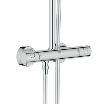 GROHE EUPHORIA SYSTEM 230 sprchový set s termostatickou batériou, horná sprcha, ručná sprcha, tyč, hadica, chróm 26187000 Obrázek - fotka