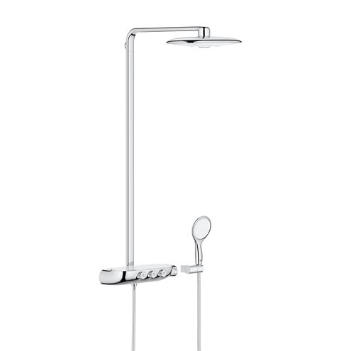 GROHE RAINSHOWER SMARTCONTROL DUO 360 sprchový set s termostatickou batériou, horná sprcha, ručná sprcha s 2 prúdmi, tyč, hadica, mesačná biela/chróm 26250LS0 Obrázek - Hlavní obrázek