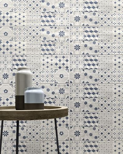 MARAZZI PAINT dekor 20x50 cm, mat, bianco/grigio/blu MMTU Obrázek - fotka