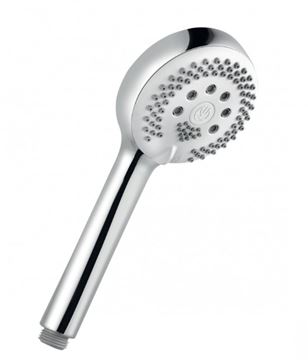 KLUDI LOGO DUAL SHOWER sprchový set s termostatickou batériou, horná sprcha, ručná sprcha s 3 prúdmi, teleskopická tyč, hadica, chróm 6808505-00 Obrázek - fotka