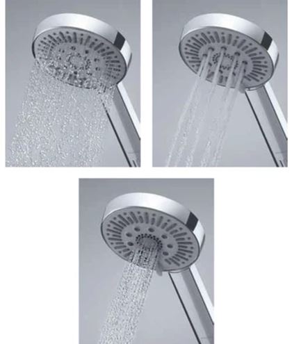 KLUDI A-QA DUAL SHOWER SYSTEM sprchový set s termostatickou batériou, hlavová sprcha, ručná sprcha s 3 prúdmi, teleskopická tyč, hadica, chróm 6609505-00 Obrázek - fotka