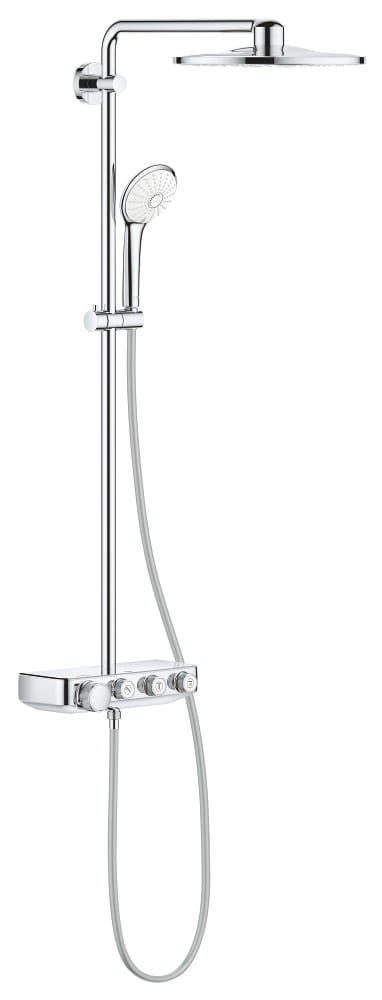 GROHE EUPHORIA SMARTCONTROL SYSTEM 310 DUO sprchový set s termostatickou batériou, horná sprcha, ručná sprcha s 3 prúdmi, tyč, hadica, chróm