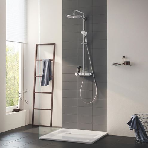 GROHE EUPHORIA SMARTCONTROL SYSTEM 260 MONO sprchový set s termostatickou batériou, horná sprcha, ručná sprcha s 3 prúdmi, tyč, hadica, chróm 26509000 Obrázek - fotka