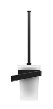 RAVAK 10° BLACK TD 410.20 WC kefa, nástenná, sklo, čierna X07P566 Obrázek - fotka