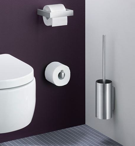 ZACK LINEA WC kefa, nástenná, brúsená nerez  40381 Obrázek - fotka