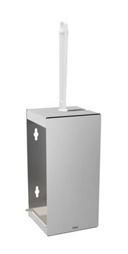 KWC RODAN RODX687 WC kefa, nástenná, biela/nerez oceľ