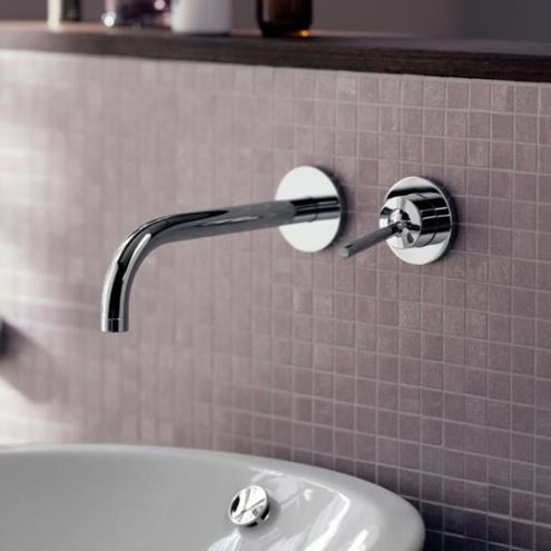AXOR UNO umývadlová podomietková batéria, s odtokovou súpravou, EcoSmart, chróm 38116000 Obrázek - fotka