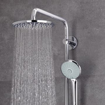 GROHE EUPHORIA SYSTEM 180 sprchový set s termostatickou batériou, horná sprcha, ručná sprcha, tyč, hadica, chróm 27296001 Obrázek - fotka
