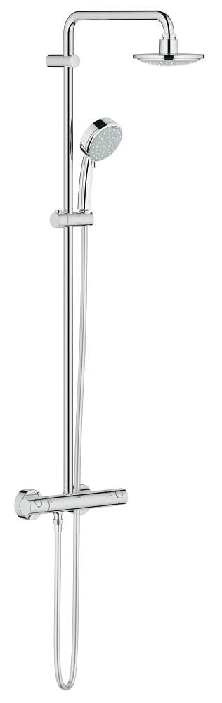 GROHE TEMPESTA COSMOPOLITAN 160 sprchový set s termostatickou batériou, horná sprcha, ručná sprcha s 2 prúdmi, chróm