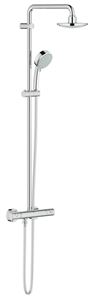 GROHE TEMPESTA COSMOPOLITAN 210 sprchový set s termostatickou batériou, horná sprcha, ručná sprcha s 2 prúdmi, tyč, hadica, chróm