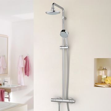 GROHE TEMPESTA COSMOPOLITAN 160 sprchový set s termostatickou batériou, horná sprcha, ručná sprcha s 2 prúdmi, chróm 27922000 Obrázek - fotka