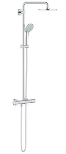 GROHE EUPHORIA SYSTEM 210 sprchový set s termostatickou batériou, horná sprcha, ručná sprcha, tyč, hadica, chróm