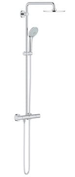 GROHE EUPHORIA SYSTEM 210 sprchový set s termostatickou batériou, horná sprcha, ručná sprcha, tyč, hadica, chróm