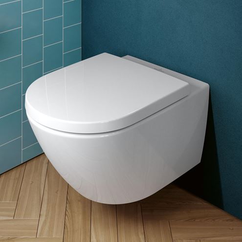 VILLEROY & BOCH SUBWAY 3.0 WC sedadlo, SoftClosing, alpská biela 8M42S101 Obrázek - fotka