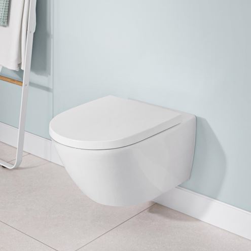 VILLEROY & BOCH SUBWAY 3.0 WC sedadlo, SoftClosing, alpská biela 8M42S101 Obrázek - fotka