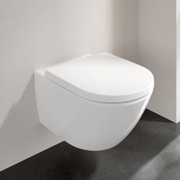 VILLEROY & BOCH SUBWAY 3.0 WC sedadlo, SoftClosing, alpská biela 8M42S101 Obrázek - fotka