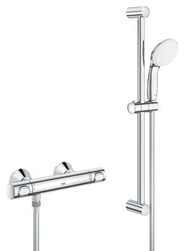 GROHE GROHTHERM 500 sprchový set s termostatickou batériou, ručná sprcha, tyč, hadica, chróm
