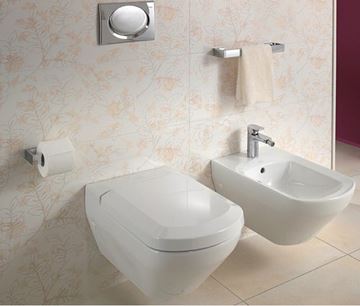 VILLEROY & BOCH SENTIQUE WC sedadlo, SoftClosing, alpská biela 98M8S101 Obrázek - fotka