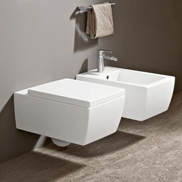 VILLEROY & BOCH MEMENTO WC sedadlo, SoftClosing, alpská biela 9M17S1R1 Obrázek - fotka