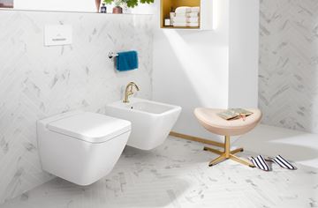 VILLEROY & BOCH FINION WC sedadlo, SoftClosing, alpská biela 9M88S1R1 Obrázek - fotka