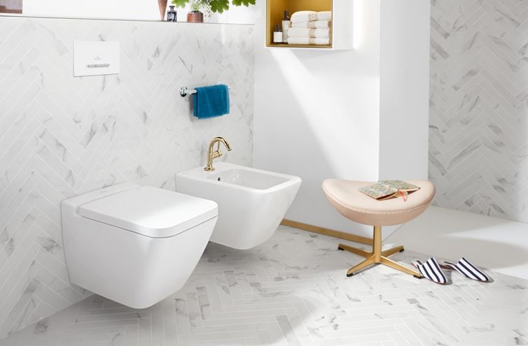 VILLEROY & BOCH FINION WC sedadlo, SoftClosing, alpská biela 9M88S1R1 Obrázek - fotka