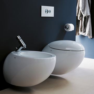 LAUFEN ILBAGNOALESSI ONE WC sedadlo, SoftClose, biela H8929710000001 Obrázek - fotka