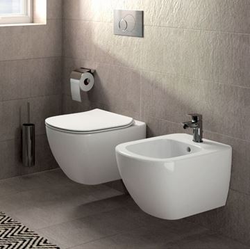 IDEAL STANDARD TESI závesné WC, Rimless splachovanie T493201 Obrázek - fotka