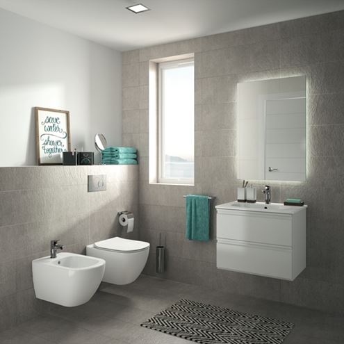 IDEAL STANDARD TESI závesné WC, Rimless splachovanie T493201 Obrázek - fotka