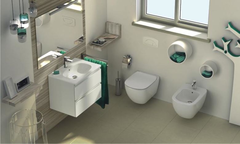 IDEAL STANDARD TESI závesné WC, Rimless splachovanie T493201 Obrázek - fotka