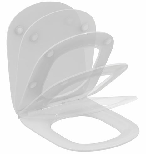 IDEAL STANDARD TESI WC sedadlo ultra ploché, SoftClose, lesklá biela T552201 Obrázek - fotka