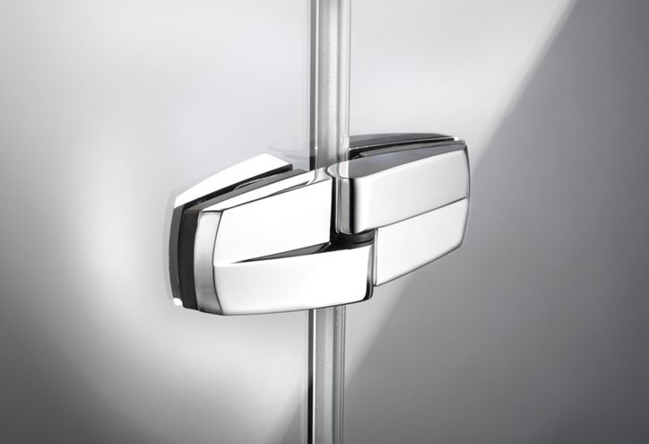 HÜPPE AURA ELEGANCE sprchový kút 100x100 cm, rohový vstup, posuvné dvere, lesklá strieborná/číre sklo 401310.092.322 Obrázek - fotka
