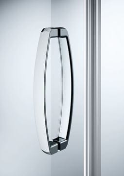 HÜPPE AURA ELEGANCE sprchový kút 100x100 cm, rohový vstup, posuvné dvere, lesklá strieborná/číre sklo 401310.092.322 Obrázek - fotka