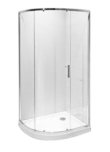 JIKA TIGO sprchovací kút 98x78 cm, posuvné dvere, strieborná/sklo číre H2512110026681 Obrázek - Hlavní obrázek