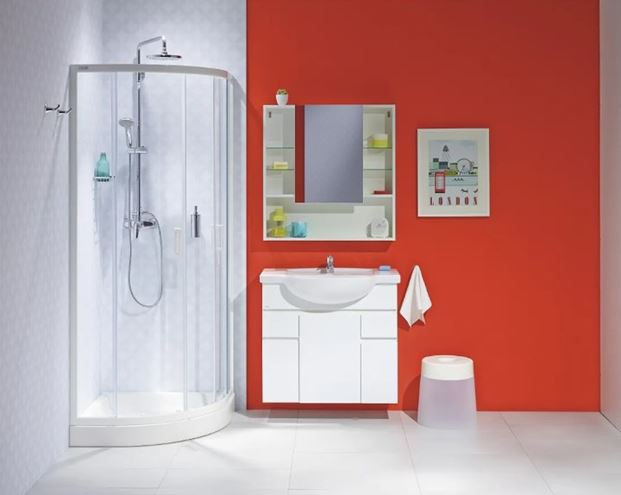 JIKA LYRA PLUS sprchovací kút 80x80 cm, R550, posuvné dvere, biela/sklo číre H2533810006681 Obrázek - fotka