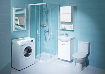 JIKA LYRA PLUS sprchovací kút 80x80 cm, rohový vstup, posuvné dvere, biela/sklo číre H2513810006681 Obrázek - fotka