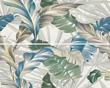 NAXOS CHROMATICA dekor 80x100 cm, mat, palm (2ks)