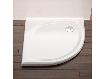 CONCEPT 100 sprchová vanička 90x90 cm, R500, liaty mramor, bez nožičiek XA23771101005 Obrázek - fotka