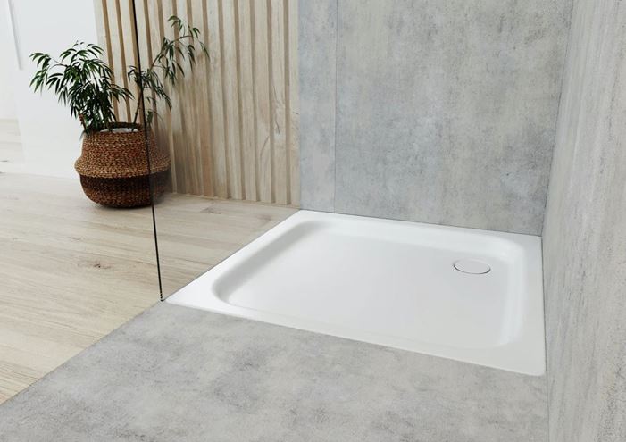 CONCEPT 100 sprchová vanička 90x90 cm, smaltovaná oceľ, bez nosiča 722815480001 Obrázek - fotka